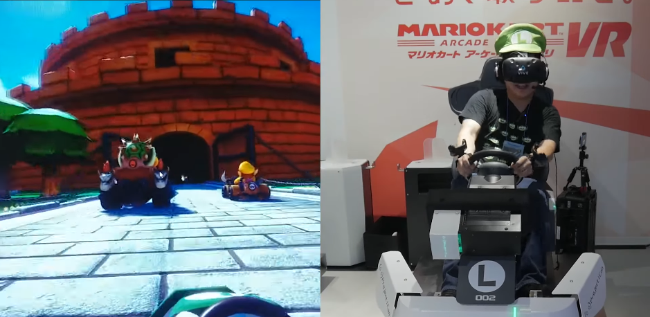 Mario Kart VR am Start